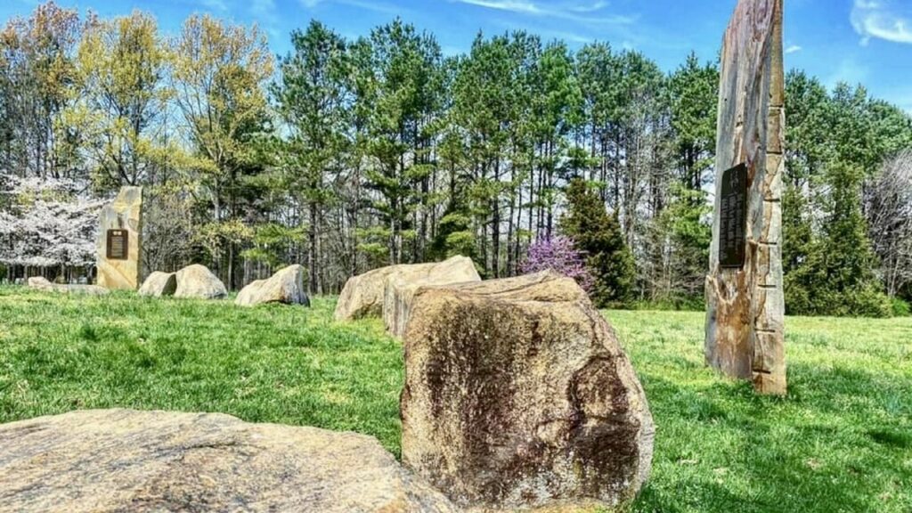Many people have no idea that North Carolina has its very own version of Stonehenge, a mysterious spiral of giant stones and stone slabs with symbols and poems inscribed on them.
