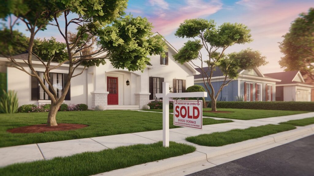 A house that was bought because of the Fed rate cuts.