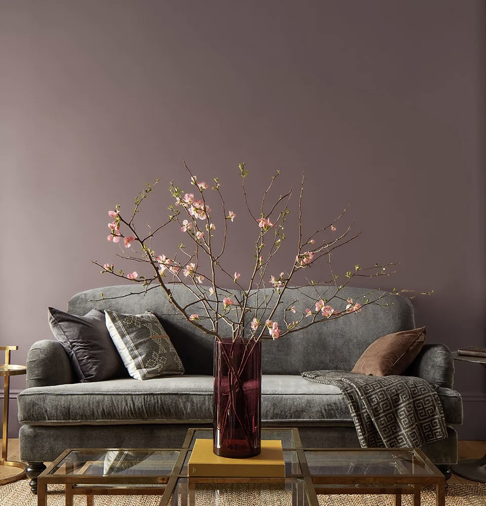 Embrace the beauty of quietly colorful hues with the Color of the Year 2025, Cinnamon Slate 2113-40. A delicate mix of heathered plum and velvety brown, this nuanced color brings a smooth familiarity to any design.